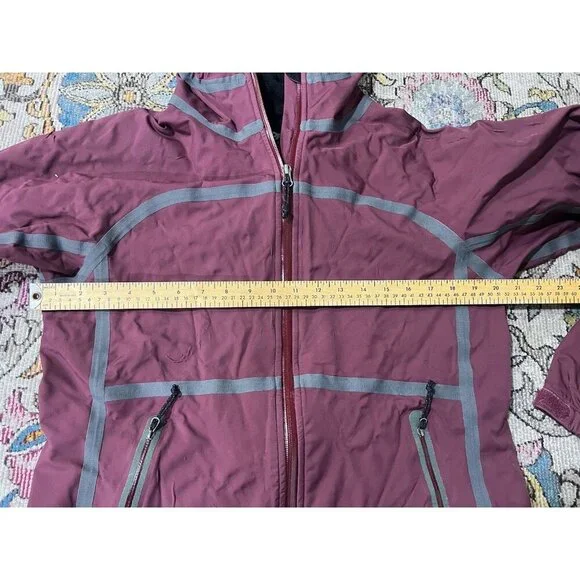 Women's Outdoor Research Coat Jacket Purple Large Hooded Zip Pockets Tactical - Picture 6 of 11